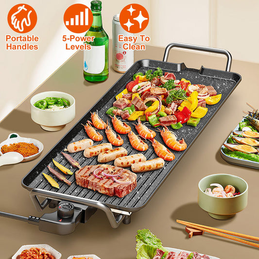 Electric BBQ Grill Griddle